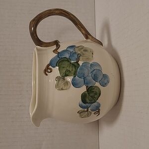Vintage Metlox Poppytrail Large Creamer with Blue Grapes